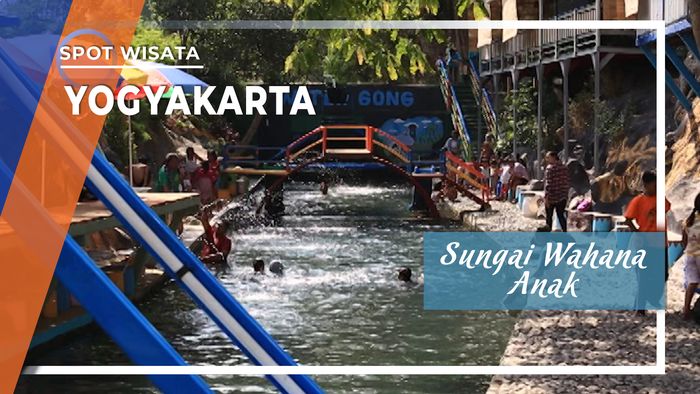 Taman Sungai sepanjang 200 meter ditepi sawah Klaten