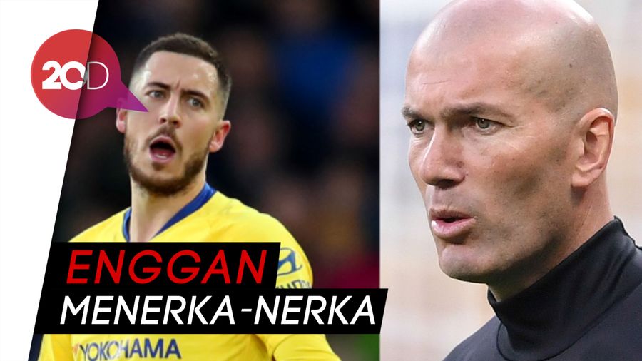  Zidane Santai Soal Transfer Hazard