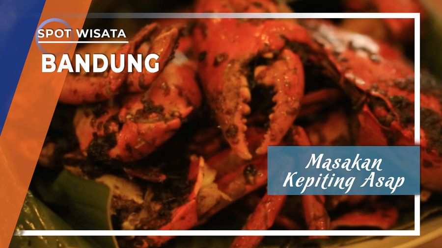 Masakan Kepiting Asap Tarakan di Bandung, Jawa Barat 