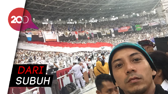 Fauzi Baadila Turut Ramaikan Kampanye Akbar Prabowo di Senayan