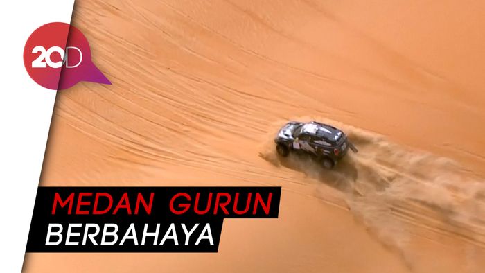 Ganasnya Medan Reli Dakar di Gurun Abu Dhabi