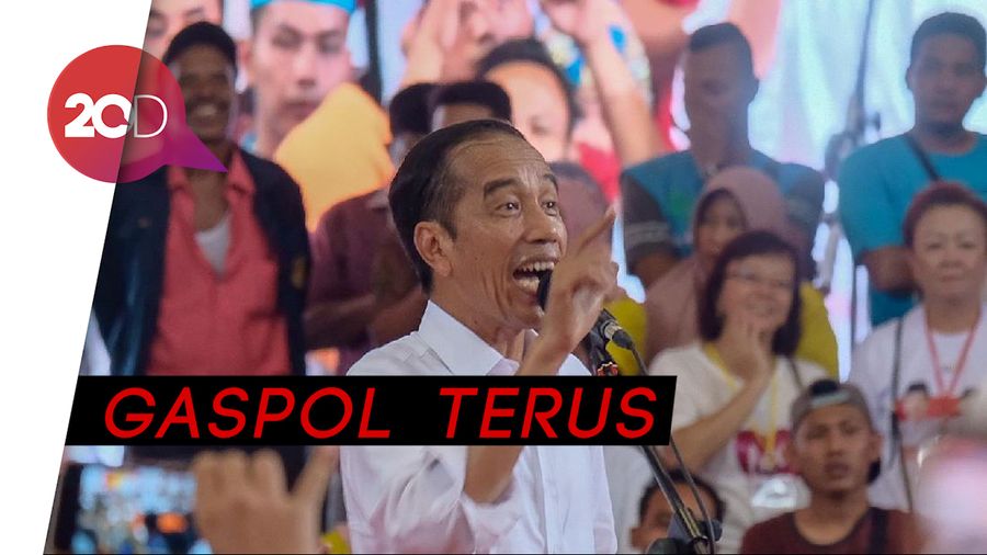 Jokowi: Terus Gaspol, Jangan Kasih Kendor!