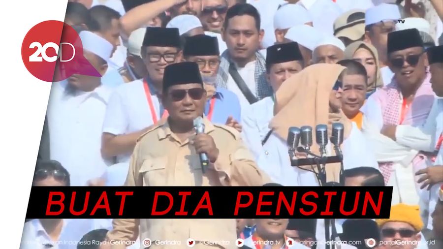  Prabowo: Kita Minta Koruptor Tobat, Ya Boleh Kita Sisihkan Dikit