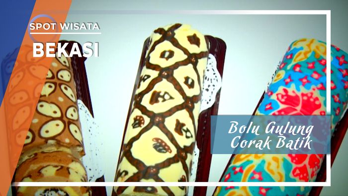 Bolu Gulung Corak Batik Bekasi