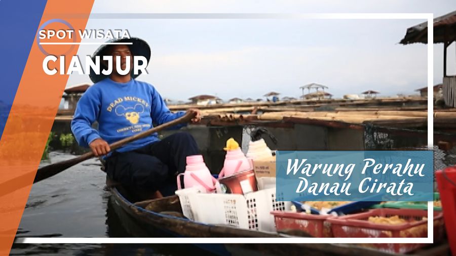 Warung Perahu Danau Cirata Cianjur