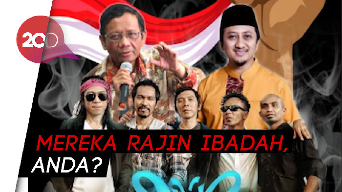 Dinyinyirin karena Isi Ngaji Kebangsaan, Slank Dibela Mahfud MD