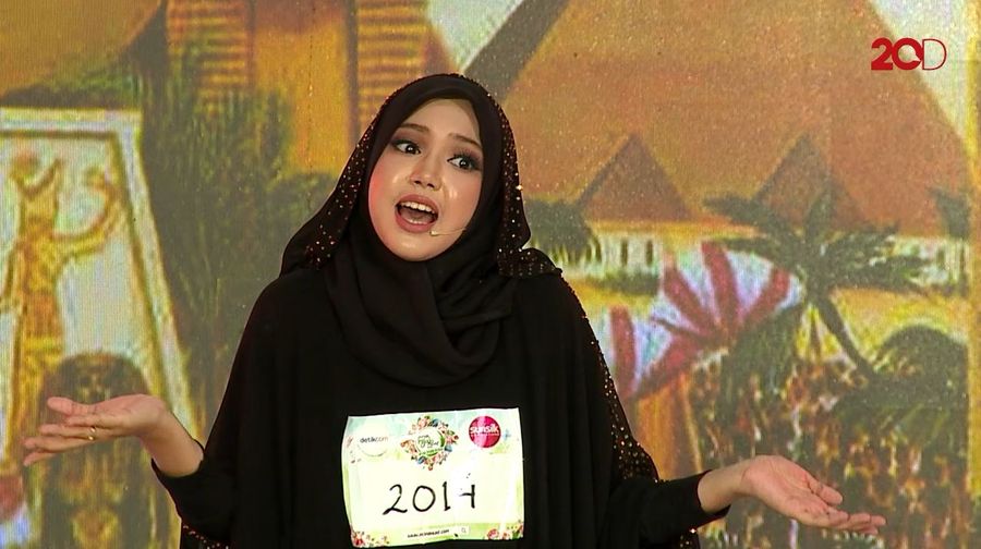 Fatimah Sania, Pendongeng dengan Dua Bahasa - Sunsilk HIjab Hunt 2019 Yogyakarta