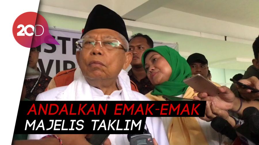 Maruf Amin Optimistis Raup 60% Suara di Jakarta