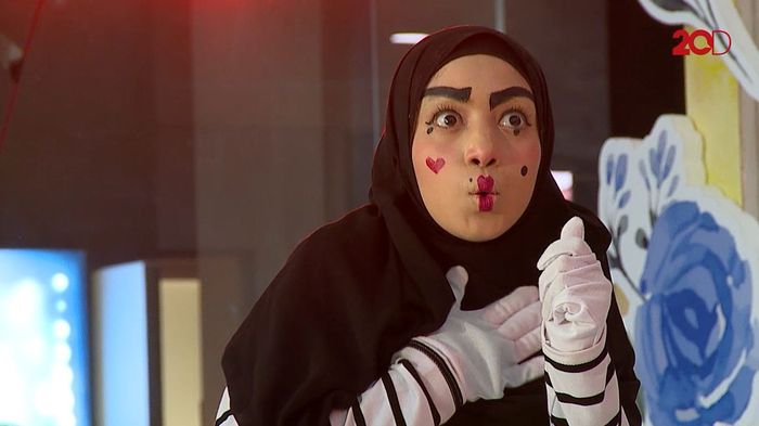 Menggemaskan! Ini Gaya  Pantomim Nadya Alkatiri - Sunsilk Hijab Hunt 2019 Yogyakarta