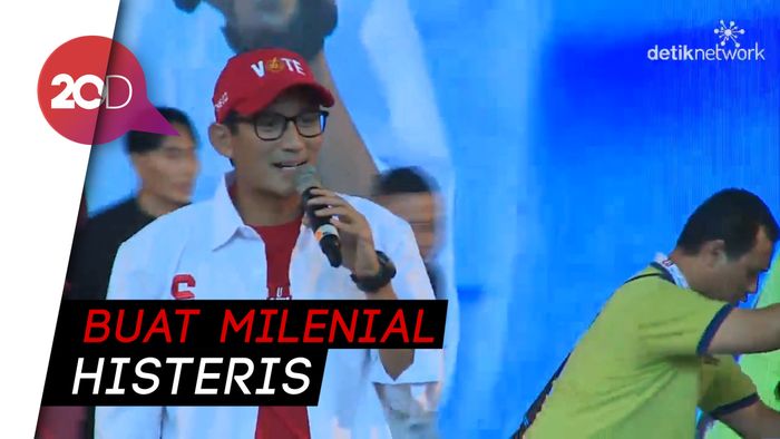Asoy! Dance Sandiaga Uno di Lombok YES 2019