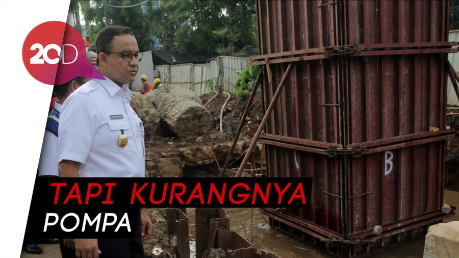 Disangsikan Menhub, Anies: Bukan LRT yang Sebabkan Banjir