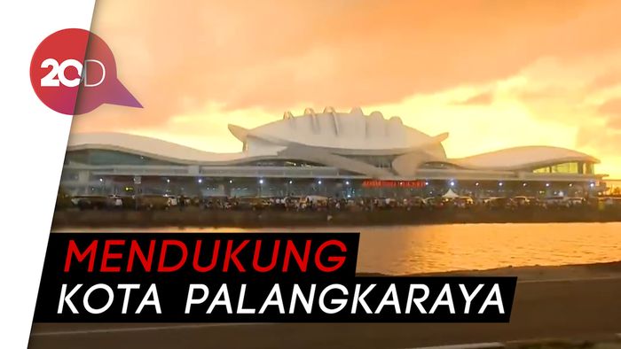  Jokowi Resmikan Terminal Baru Bandara Tjilik Riwut 
