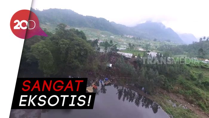 Cantiknya Telaga Sigebyar di Kaki Gunung Kendeng Pekalongan