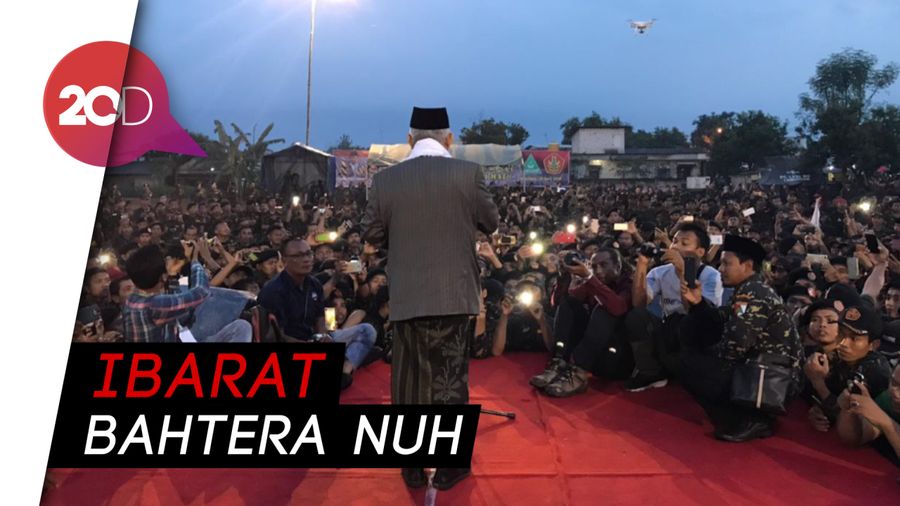 Hadiri Gebyar Sholawat, Maruf Ibaratkan NU Kayak Bahtera Nuh   