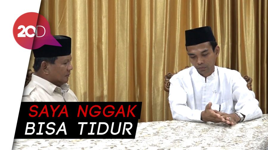 Soal Dukung Prabowo, UAS: Saya Tanya Ulama, Takut Dibohongi