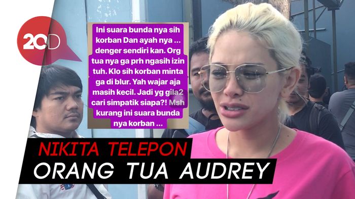 Nikita Mirzani Sebut Orang Tua Audrey Kecewa Wajah Anaknya Diekspos