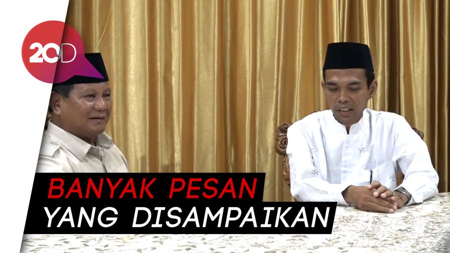 Percakapan Lengkap Prabowo dan Ustaz Somad