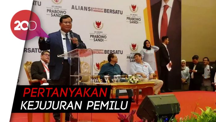 Prabowo: Pemilu Belum Mulai Sudah Ada yang Nyoblos-nyoblos!