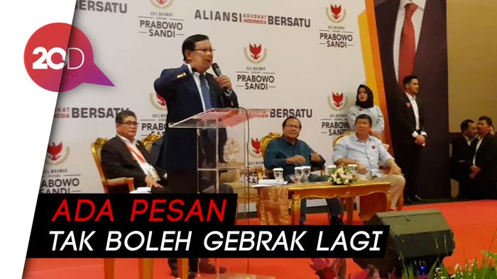 Tak Boleh Gebrak Podium, Prabowo Kini Pilih Joget