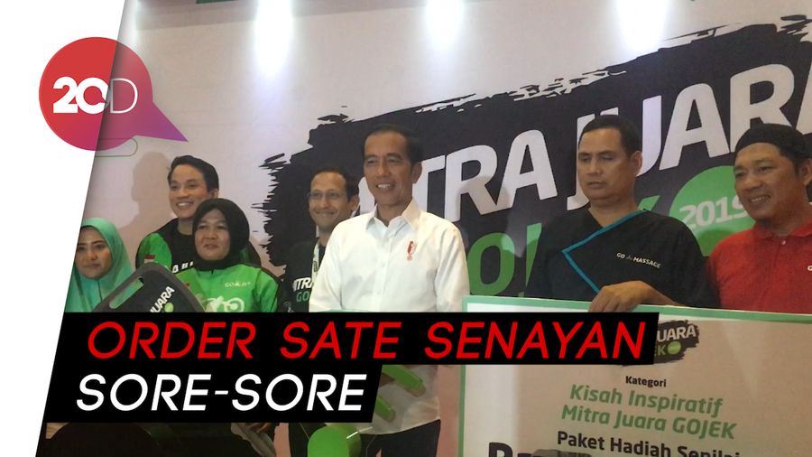 Jokowi Bagi-bagi Sepeda Lagi, Kali Ini ke Driver Go-Food