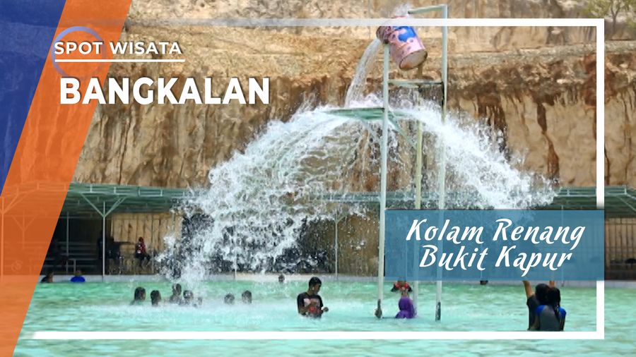 Kolam Renang di Tengah Bukit Kapur, Bangkalan Madura