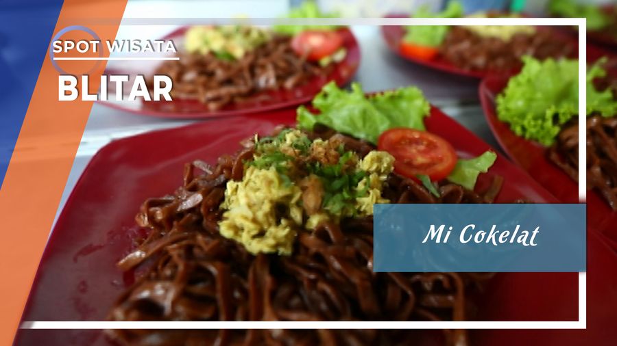 Mie Goreng Cokelat Khas Kampung Coklat Kademangan, Blitar