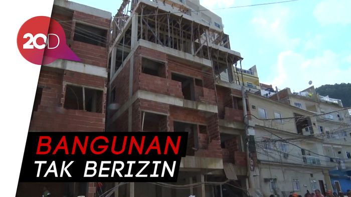 Bangunan 4 Lantai di Brasil Tiba-tiba Ambles, 3 Orang Tewas