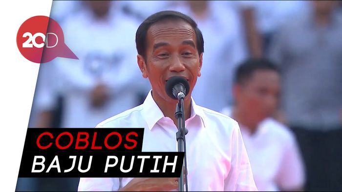 Jokowi: 17 April Datang Ke TPS Pakai Baju Putih