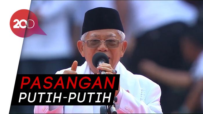 Maruf Amin: Hari Ini Putihkan GBK, 17 April Putihkan TPS