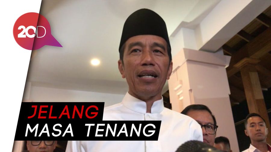 Masa Kampanye Pilpres 2019 Usai, Jokowi: Jangan Takut ke TPS!