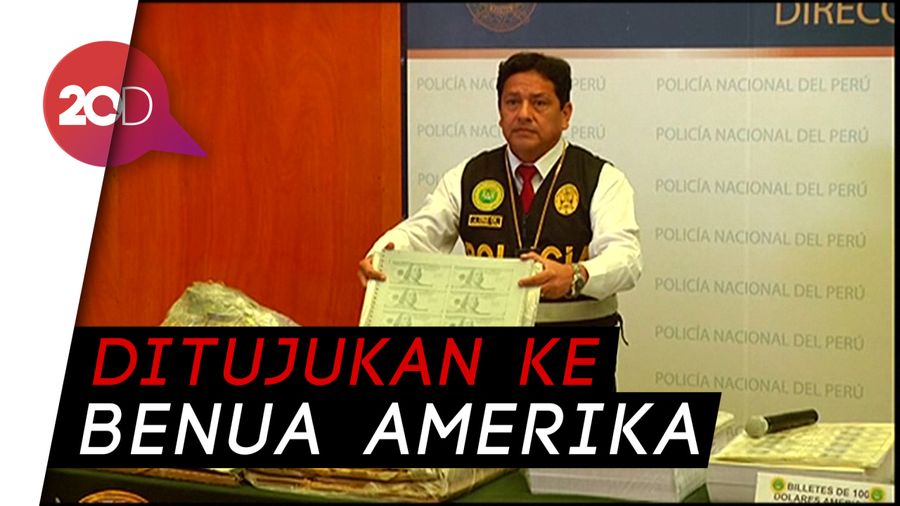 Peru Ungkap Jutaan Dolar AS Palsu Jaringan Internasional