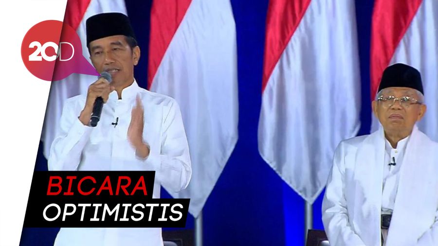 Tutup Debat, Jokowi-Amin: Bicara Optimisme Indonesia Maju