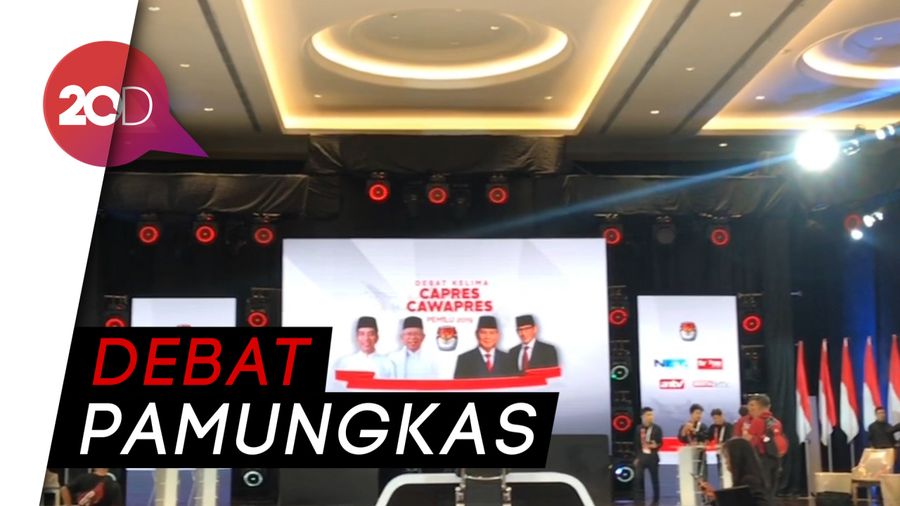 Yuk, Intip Persiapan Debat Kelima Pilpres 2019!