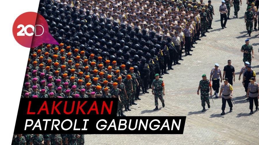 38.000 Personel TNI-Polri Amankan Pemilu di Ibu Kota
