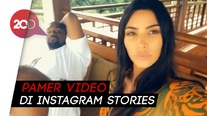 Kim Kardashian dan Kanye West Nikmati Liburan ke Bali 