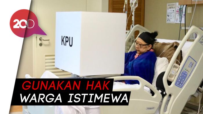 Masih Jalani Perawatan, Ani Yudhoyono Tetap Nyoblos 