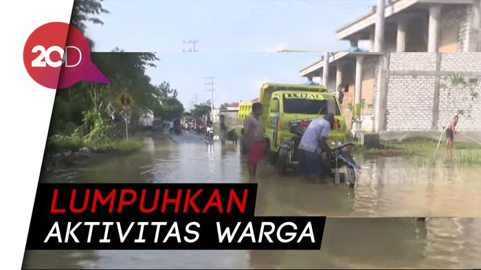 Banjir Sampang Rendam Permukiman, Aktivitas Warga Lumpuh