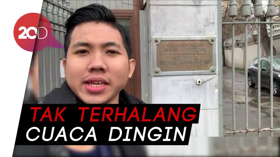 Keseruan WNI Mencoblos di Moskow