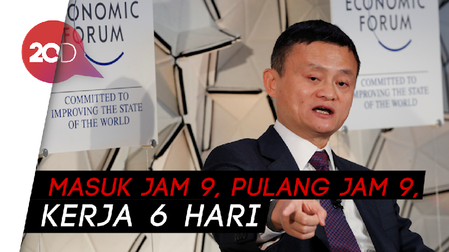 Kontroversi Kebijakan Jack Ma Soal Jam Kerja 996
