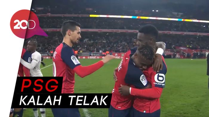Lille Hancurkan PSG 5-1, Pesta Juara Mbappe Cs Tertunda