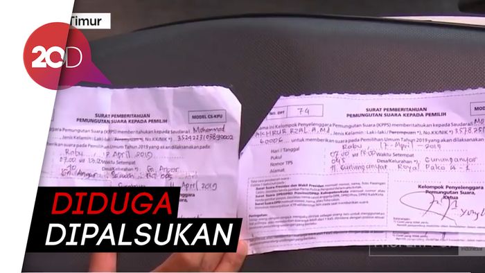 Masa Tenang Pemilu, Ditemukan Dugaan DPT Ganda di Surabaya