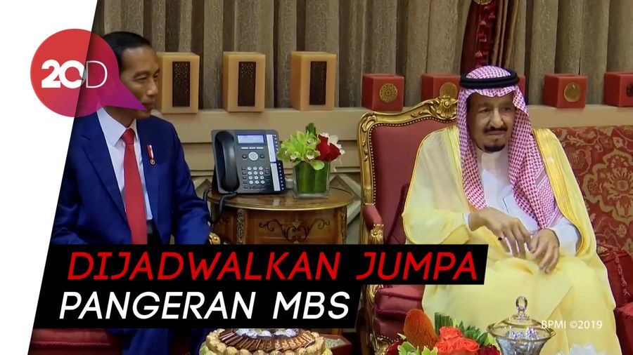 Momen Keakraban Presiden Jokowi dan Raja Salman