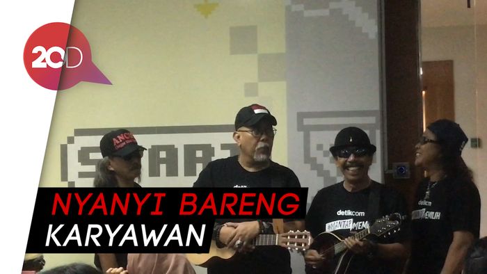 Serunya Indro Warkop dan OM PMR Bawakan #MantapMemilih di detikcom