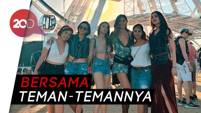 Setelah Konser BTS, Luna Maya Seru-seruan di Coachella