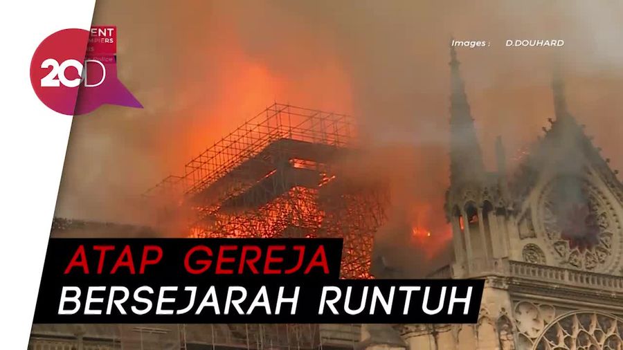 Nestapa Gereja Notre Dame Paris yang Habis Dilalap Si Jago Merah