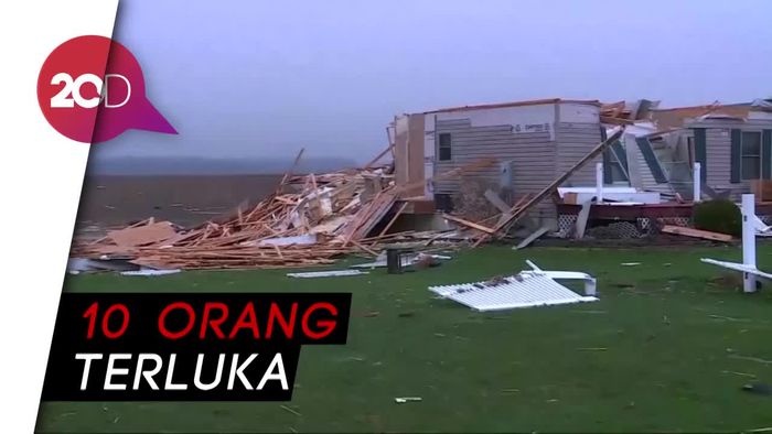 Tornado Robohkan Rumah-rumah di Ohio Amerika Serikat