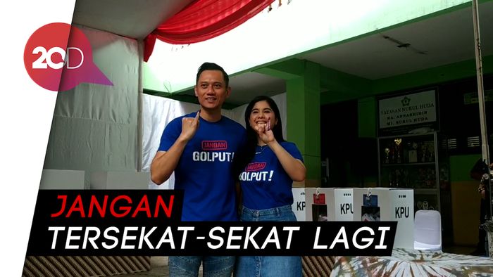 AHY Minta Masyarakat Rukun Kembali Usai Nyoblos