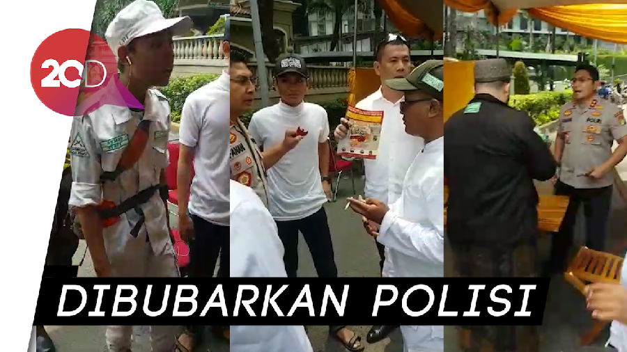 Aksi Sekelompok Orang Berbaju FPI Datangi TPS di Tanjung Duren