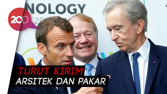 Bos LVMH Sumbang Triliunan Rupiah Bangun Kembali Notre Dame