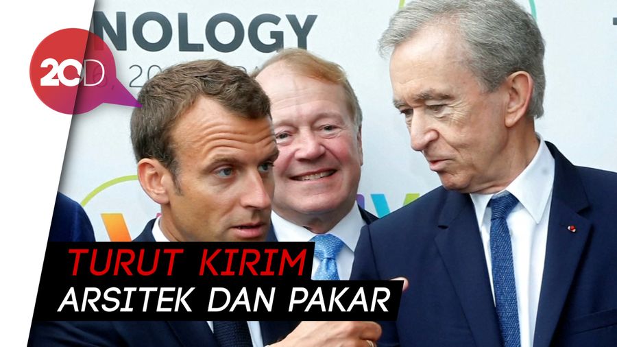 Bos LVMH Sumbang Triliunan Rupiah Bangun Kembali Notre Dame